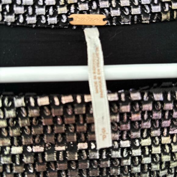 Free People Diamonds Are Forever Shimmer Metallic Mod Shift Cocktail Party Dress - Picture 6 of 12